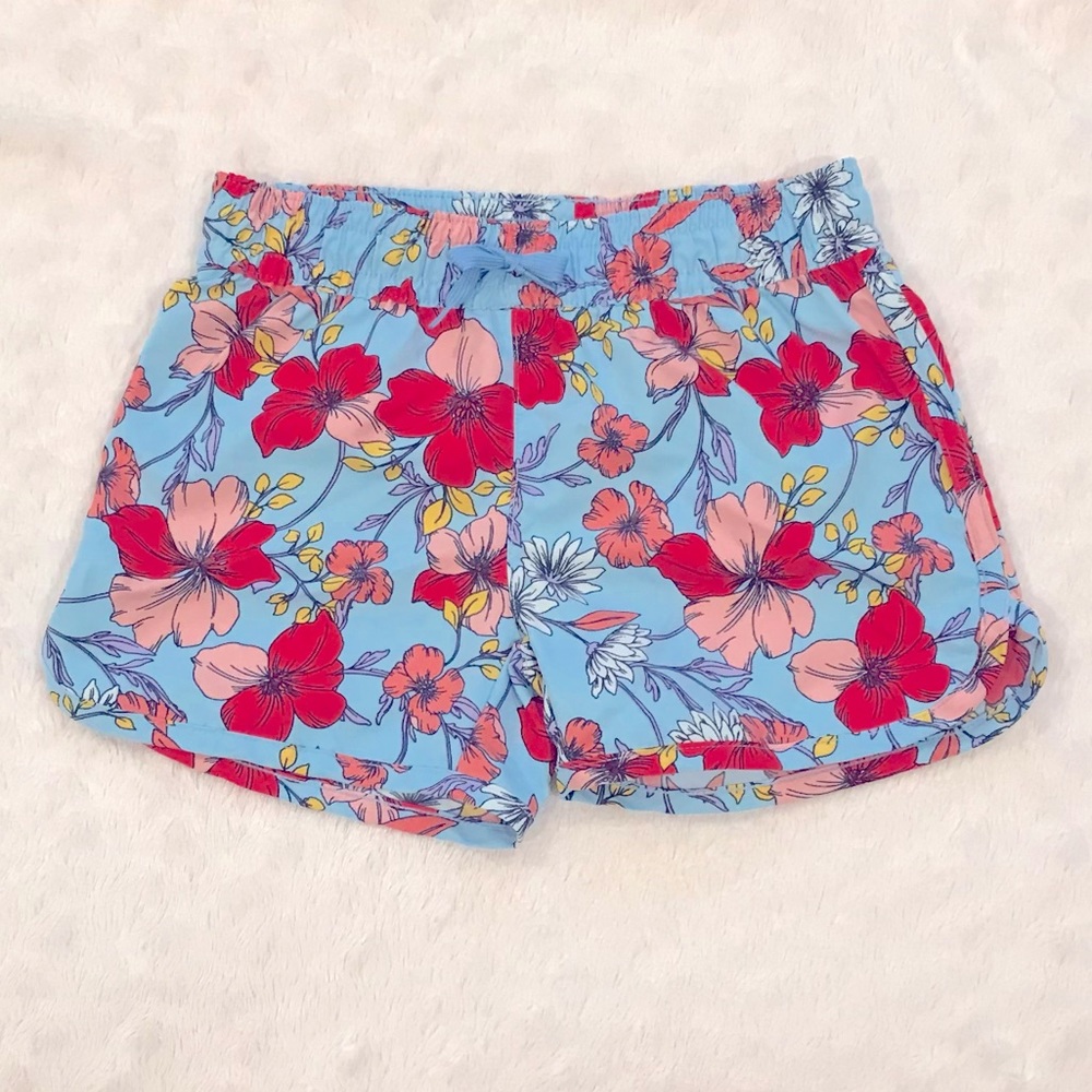 Garnet hill kids girls size 8 swim short